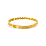 Gold Ball Bracelet with Crystals