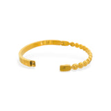 Gold Ball Bracelet with Crystals