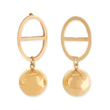 Dangling Sphere Earrings