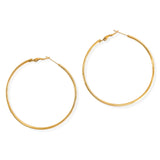 Large Thin Hoop Earrings