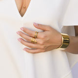 Wavy Stacked Ring