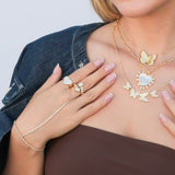 Heart Crystal Wrap Ring