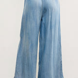 Denim Wide Leg Pant