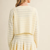 Pointelle Sweater Cardigan