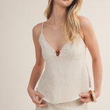 Back Smocked Cami Top