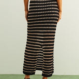 Crochet Knit Straight Long Skirt