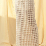 Crochet Knit Maxi Skirt