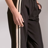 Stretchy Track Pant With Side Stripe
