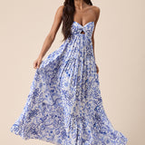 Pedal Ruched Maxi Dress