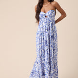 Pedal Ruched Maxi Dress