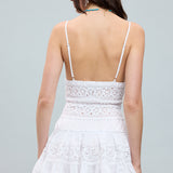 Detail Tiered Mini Dress