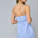 Scallop Edge Mini Dress
