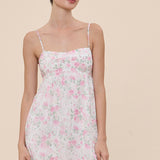 Floral Baby Doll Mini Dress - Pink, Women's Dresses Collection