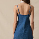 Sweetheart Front Tie Mini Dress