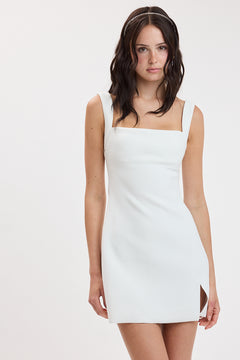 One Side Slit Mini Dress