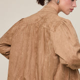Suede Bomber Jacket