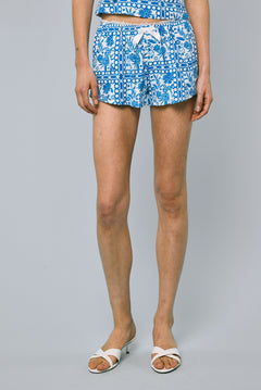 Vintage Floral Lace Ribbon Point Short