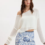 Mediterranean Pattern Mini Skort