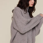 Turtleneck Sweater - ash taupe, womens sweater collection