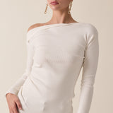 One Shoulder Sweater Top