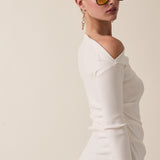 One Shoulder Sweater Top