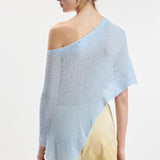 Knit Asymmetrical Poncho