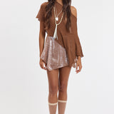 Knit Asymmetrical Poncho