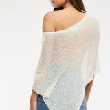 Knit Asymmetrical Poncho