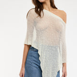 Knit Asymmetrical Poncho