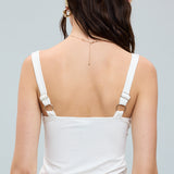 Twisted Bust Cami Crop top