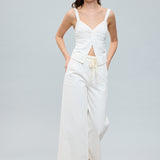 Twisted Bust Cami Crop top
