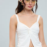Twisted Bust Cami Crop top