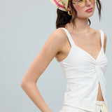 Twisted Bust Cami Crop top