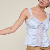 Wide Lace Strap Cami Top