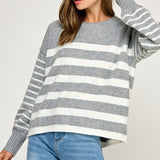 Stripe Knit Sweater