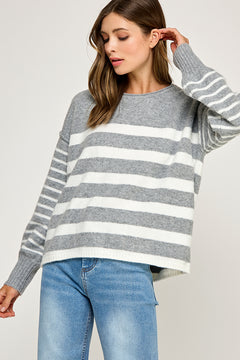 Stripe Knit Sweater