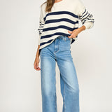 Stripe Knit Sweater