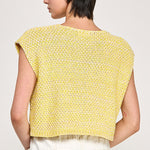 Chunky Knit Top - lemon, womens sweater vest collection
