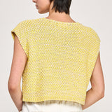 Chunky Knit Top - lemon, womens sweater vest collection