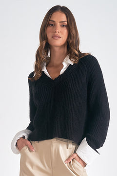 Collard Sweater