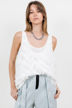 Textured Fringe Layer Tank