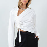 Collared Poplin Top