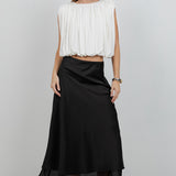 Soft Knit Sleeveless Balloon Top