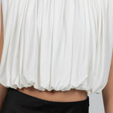 Soft Knit Sleeveless Balloon Top