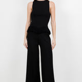 Fringe Bottom Sleeveless Top