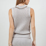 Chain Detail Sweater Top - grey, womens top collection
