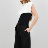 Mesh Combo Two Tone Top