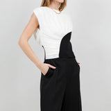 Mesh Combo Two Tone Top