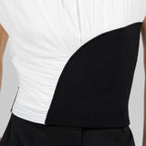 Mesh Combo Two Tone Top