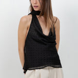 Sleeveless Polka Dot Tank